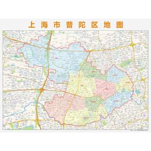 上海市普陀区地图