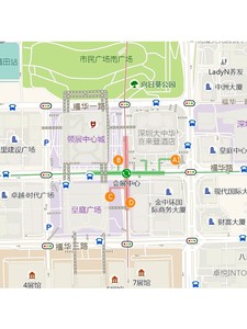 深圳市福田区福田街道地图2024年路线2024年城市区域划分贴图