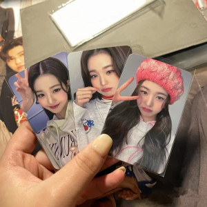 张元英联名小卡周边kirsh樱桃衣服代言ive比耶三张卡片izone饭制