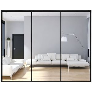 厨房玻璃移门红色