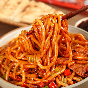 新疆爆辣炒米粉正宗特色美食小吃干粗粉袋装方便速食懒人食品囤货