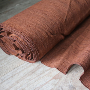 22倚f山人手工布纯棉蓝染草木染薯莨复古老粗布包衣服diy厚款面a.