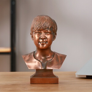 真人雕像制作3d人像打印3d扫描人像人物雕塑定制纯铜纪念1
