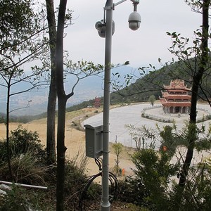 5米140转89mm城市安防监控工程CCTV加长Q定制路灯电线杆立杆