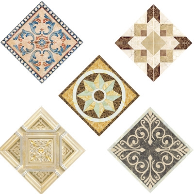 对角线地板砖磁砖厨房瓷砖装饰贴花自帖拼花耐磨砖缝贴r美 661533