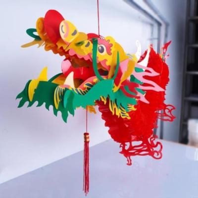 端午节b纸龙折新灯笼灯超市吊件龙灯叠年不掉色挂饰不变形展会