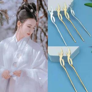 锁灵簪子香蜜锦觅同款日常盘发发饰古中国风汉服寰谛凤翎头饰发簪