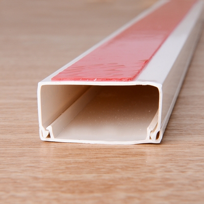 22加厚pvc39*19线槽明装方形背部带胶阻燃走线槽墙面l明线线槽塑