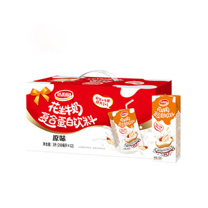 达利园花生牛奶250ml*12盒整箱原味核桃牛轧糖早餐奶蛋白饮品囤货