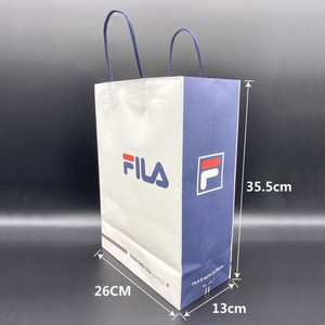 fil/斐乐a手提纸袋新款专柜购物鞋盒衣服环保购物礼x品潮牌包装袋