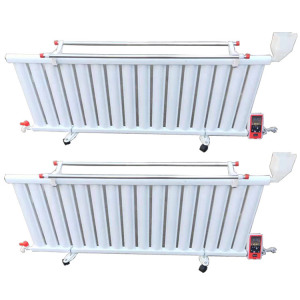 加水电暖气片家用数显加热棒碳钢注水移动取暖器型号10-20注