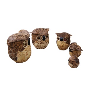 20彩虹的店4淘宝纯手工民间工艺鸳鸯笋壳笋皮编制鸭子猫头鹰竹编