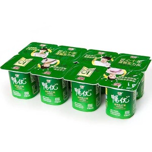 光明酸奶畅优100gx16杯原味草莓味植物乳杆菌风味发酵乳八连杯