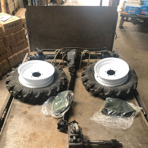 小四轮拖拉机改四驱动改前驱总成 改完不打圬和中拖效果还要好