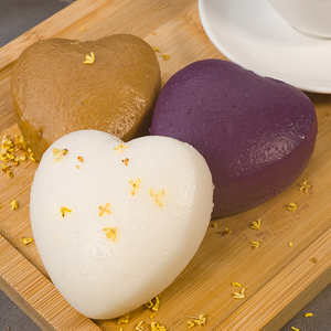 玖益粮爱心桂花糕正宗桂花小米糕传统特产糕点红糖发糕早餐半成品