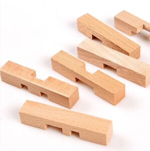 玩具解环25十字孔全套鲁班锁解密鲁班锁老c人高难度套装加厚.