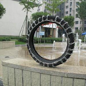 防滑神器扭链雪天结实链扣110-90-16踏板车链子摩托车z轮胎防滑链