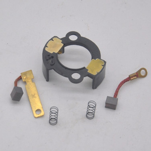 包邮弯梁摩托车启动碳刷大阳dy100/c100马达碳刷总成110电机碳q