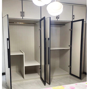 全铝家具全屋定制铝合金衣柜全铝家居铝制家具焊接整板铝材橱柜