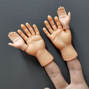 小手手指套撸g猫礼品五指张开手掌抖音迷你整蛊芭小小手逗比猫玩l