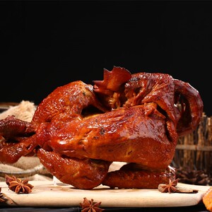 传统凌源高老九烧鸡900克/1只袋装熏鸡非扒鸡 熟食卤味东北特产