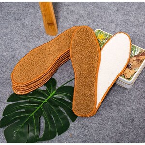 鞋垫冬天 男女通用冬季保暖鞋垫带绒脚垫棉垫软底雨鞋棉鞋垫厚款