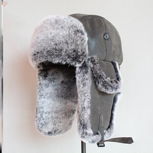 雷锋帽真毛狗东北皮毛帽子长毛男空军飞行员潮皮毛一体防寒保暖女