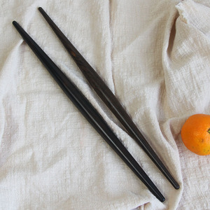 两头尖擀面杖家用实木