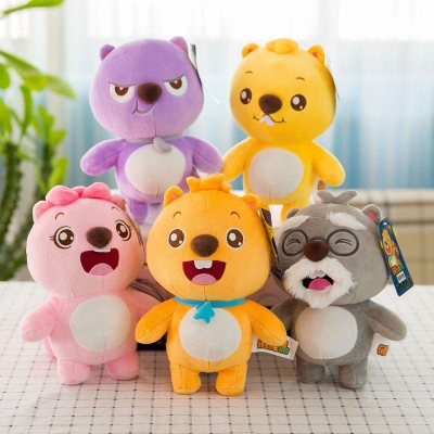 新款贝瓦儿歌发光功能毛绒玩具公仔六一儿童礼物情侣玩偶