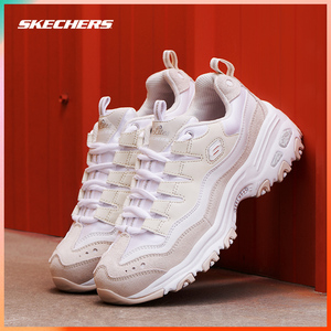 skechers斯凯奇女鞋老爹鞋熊猫鞋时尚休闲运动鞋13141