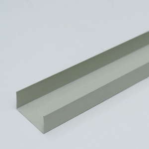 净化房铝型材50u型地槽铝洁净板实验室口罩无尘车间包边槽铝型材1