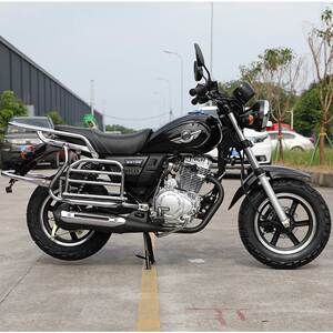 全新太子摩托车整车可上牌150c迷你mini街车国四电喷隆鑫复古机车