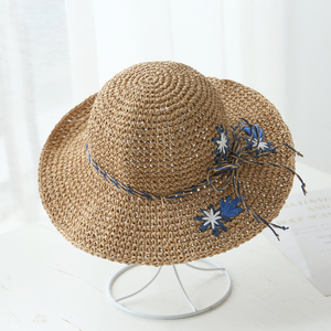 宝宝儿童春秋夏季薄款遮阳纸编细绳女童帽子个性简约韩版时尚草帽