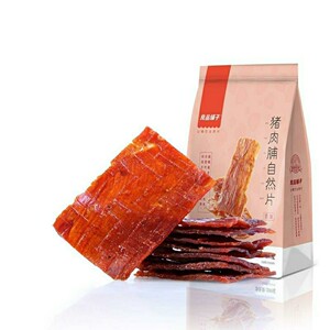 新品少年派林妙妙同款-猪肉脯200g /100g良品铺子零食小吃肉干零