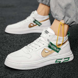 安踏帆布鞋男夏季高帮