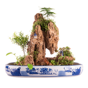 上水石假山盆景居家山水摆件吸水石原石大小型室内客厅造景微景观