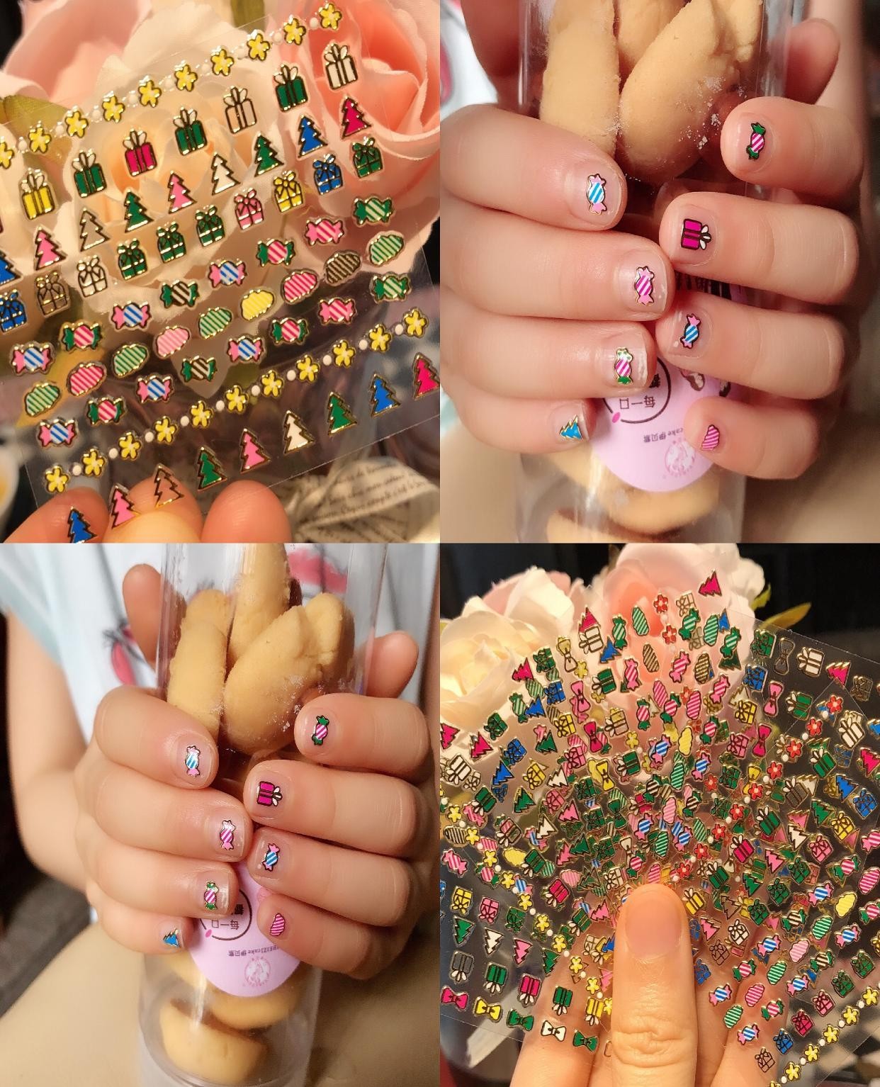 00dy好物精选店淘宝美乐儿童指甲贴防水持久男全美甲贴女孩幼儿宝宝