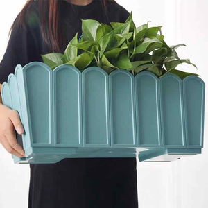 长方形花盆长条型阳台专用欧式塑料绿萝盆栽种植箱特大栅栏式创意