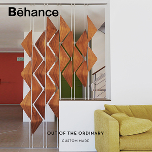 定制艺术挂式屏风窗户挂帘隔断简约现代悬挂挂屏客餐厅间隔装饰