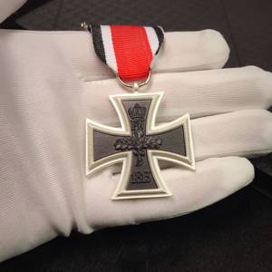 德国铁十字徽章勋章收藏军迷金属德式胸章吊坠二战胸花胸针德版