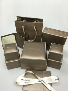 适合宝格丽珠宝首饰盒戒指耳钉盒慈善款吊坠项链盒手镯手链盒子