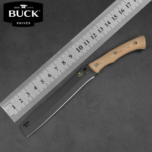 buck美国巴克进口不锈钢户外露营劈柴直刀砍柴装备柴刀开路刀0108
