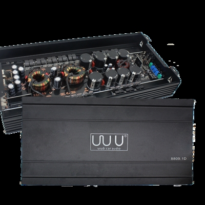 d类3000w发f烧汽车功放8809.1数字车载大功率单路汽车低音炮功放