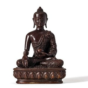 高档高档曼达拉2寸释迦牟尼佛佛像纯铜迷你佛像摆件藏传佛教密