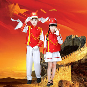 鼓号队服装中小学生乐队服升旗服旗手服鼓号服