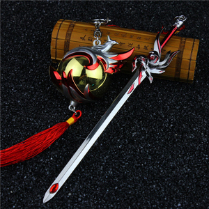 新模戏周边武器游金李白凤求凰鞘剑型属摆件钥匙扣千年之狐.