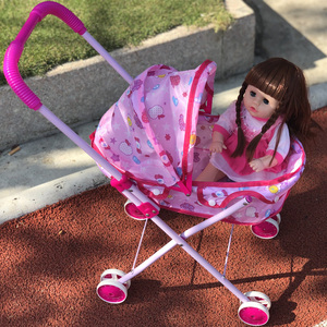 岁娃娃女孩手推车小推车公主礼物46儿童.小孩女童玩具宝宝推车带