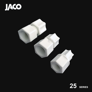 JACO卡套接头PP卡套塑料接头25系列内螺纹NPT内牙直通转接水管