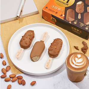 4盒迷你梦龙雪糕 香草松露覆盆子樱花抹茶味冰淇淋冷饮网红雪糕