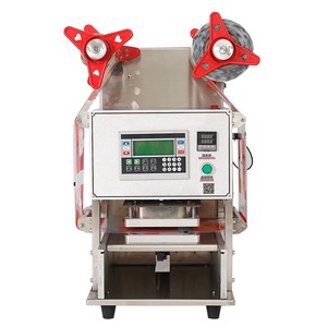 电动锁鲜周黑鸭封口机食品卤味外卖打包盒封膜保鲜包装机全自动1